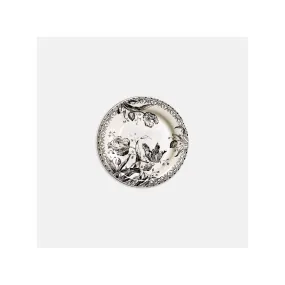 Assiette mignardises faïence Fleurs noires Tulipes 13 cm Faïencerie de Gien