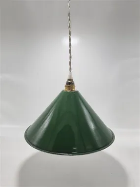 Suspension conique en tôle émaillée